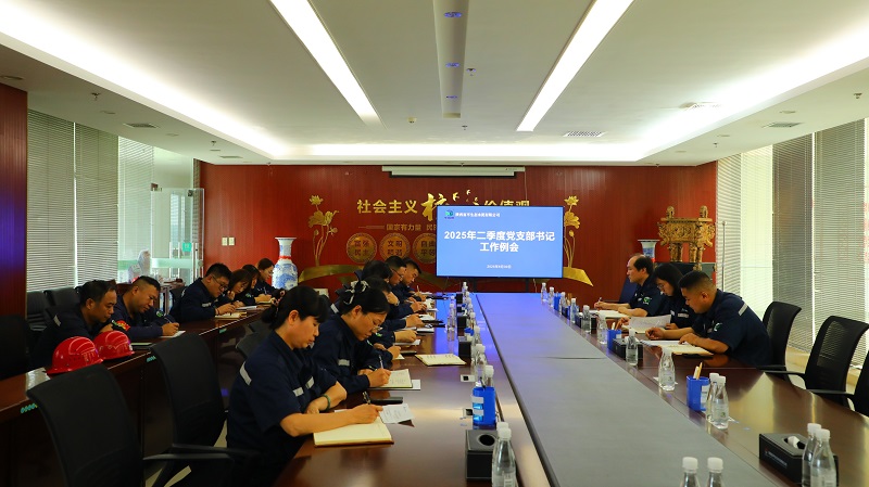 富平公司召开二季度党支部工作例会