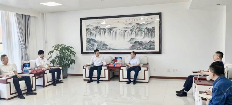 陕西建材科技公司到府谷能源公司开展交流座谈