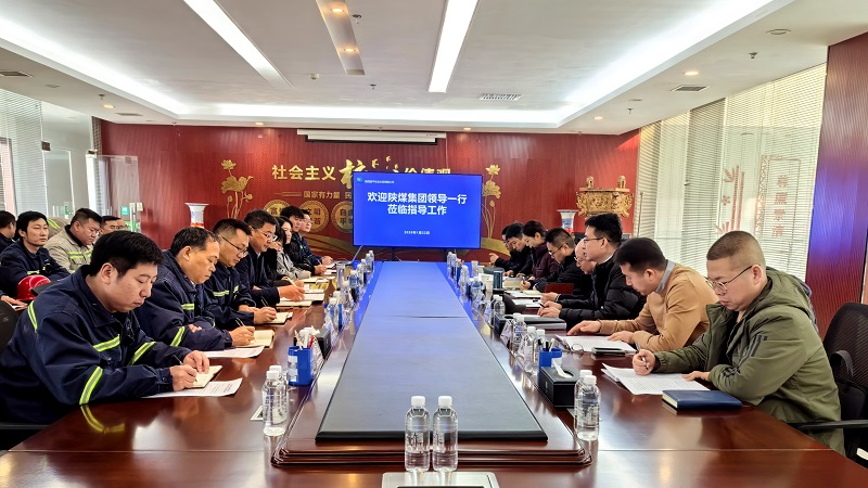 陕煤集团总经理助理李厚志一行到富平公司开展安全生产、消防工作督导检查