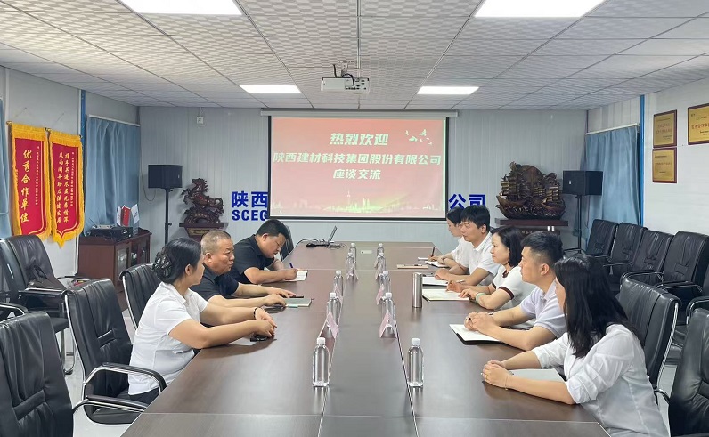 杜永康一行赴陕西建工混凝土有限公司开展座谈交流