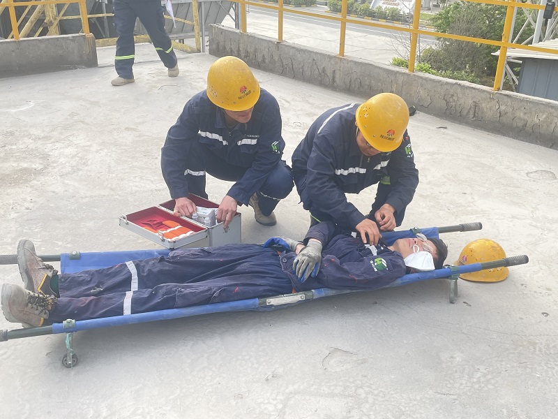 富平公司制成车间开展有限空间应急演练活动